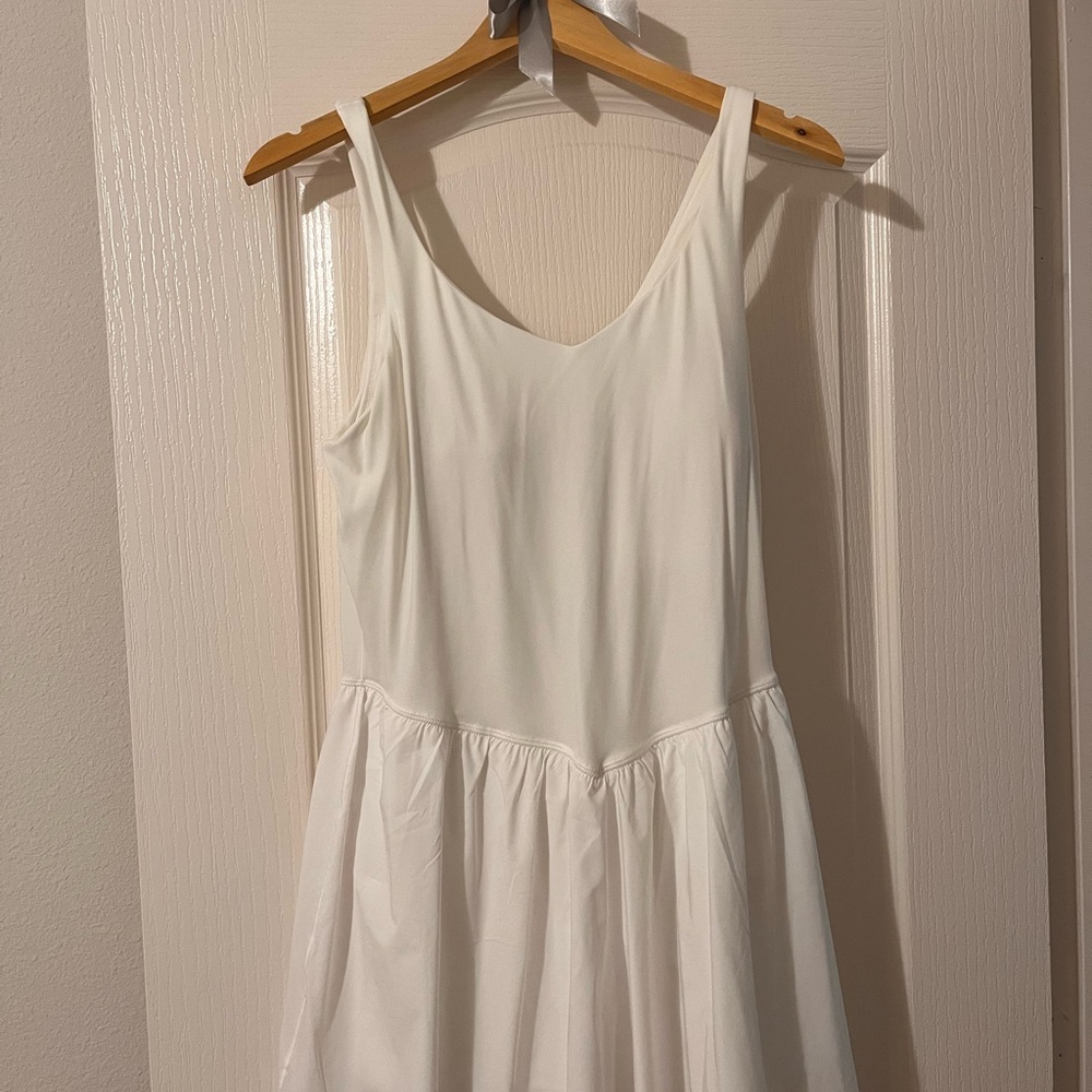 Aerie White Sleeveless Dress